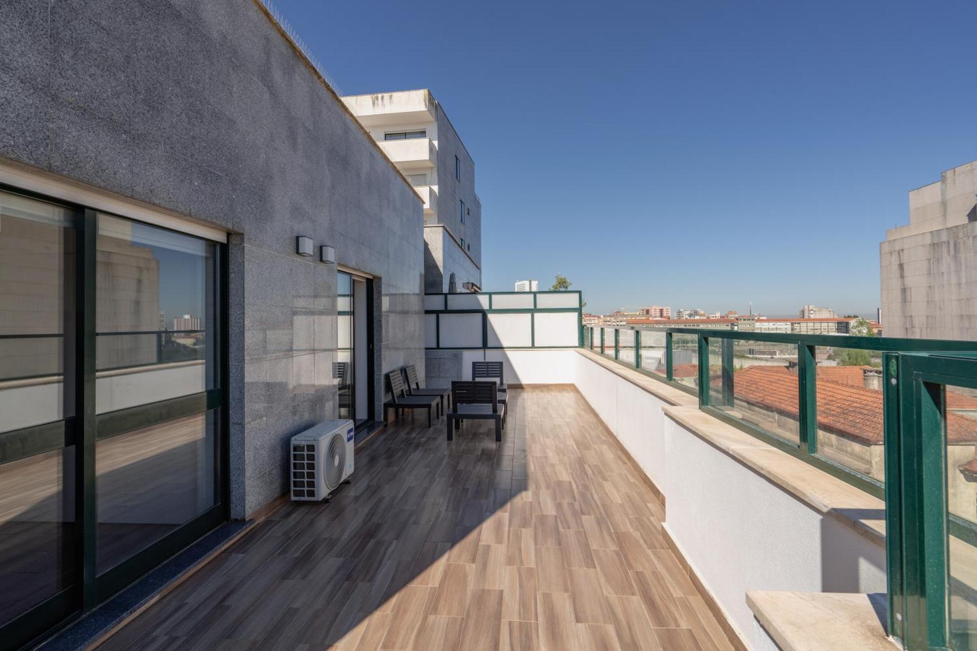 Gaia Terrace Apartamento Qian 2Br Ac L Free Parking Vila Nova de Gaia Bagian luar foto