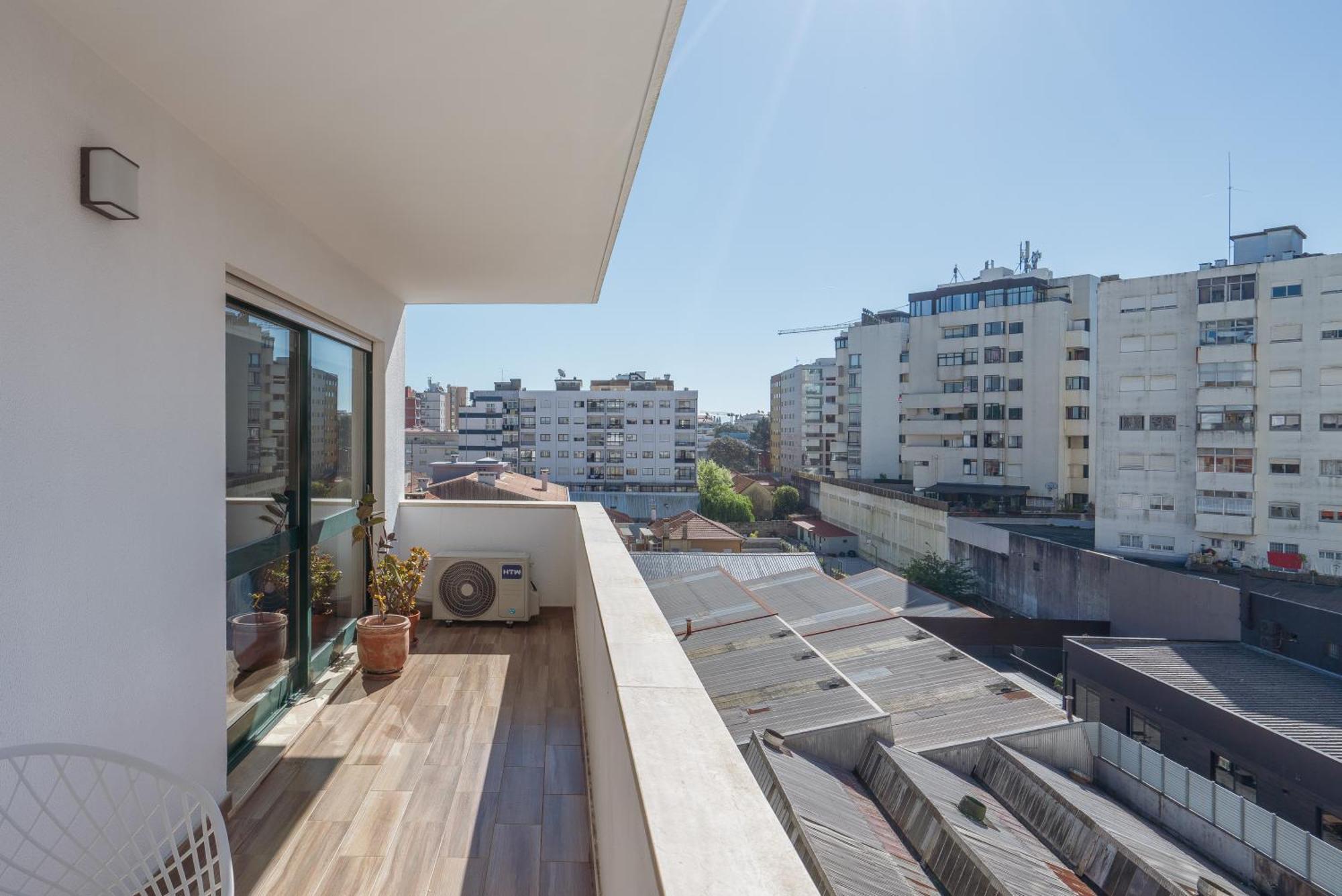Gaia Terrace Apartamento Qian 2Br Ac L Free Parking Vila Nova de Gaia Bagian luar foto